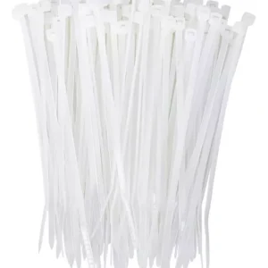 Amarras Plasticas Transp 4.8 X 250Mm (100 Uni)