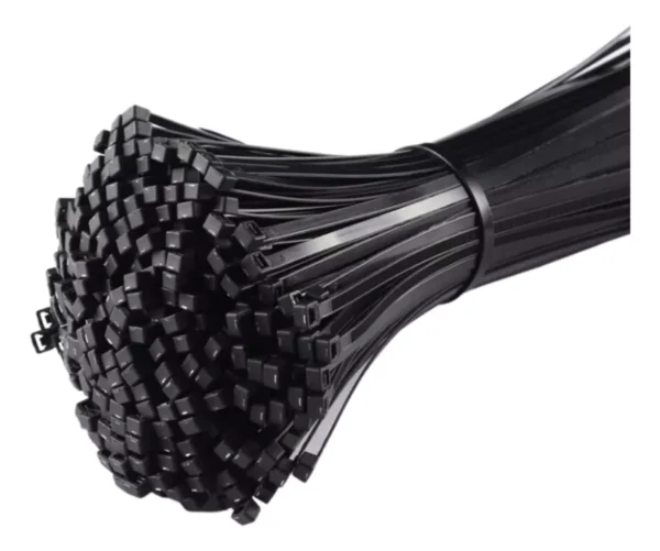 Amarras Plasticas Negra Esp. 4.8 X 500Mm (100 Uni)
