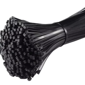 Amarras Plasticas Negra Esp. 3.6 X 300Mm (100 Uni)