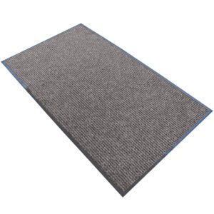 Limpiapie Alfombra Ranurado 80Cmx120Cmx6Mm Gris