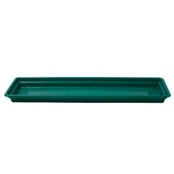 Plato De Maceta Rectangular Dura Kotta 59Cm / Verde