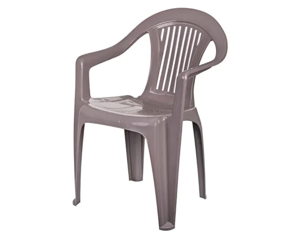 Silla Barcelona Con Brazo Taupe - Imagen 2