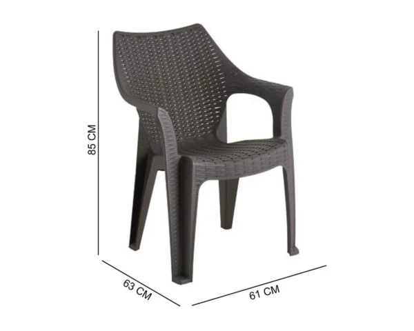 Silla Aruba Marron - Imagen 2