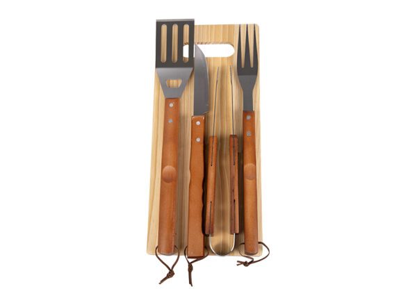 Set Parrilla Brasas 5 Pzs ( Cuchi+Ten+Esp+Pin+Tab)