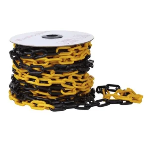 Cadena Plastica Amarillo-Negro 25 Mts. (Rollo) - V0050