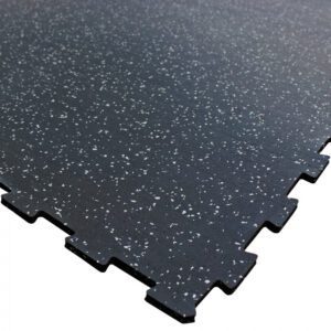 Piso Plancha Gym Epdm Puzzle 8X1000X1000Mm Ne/Bl