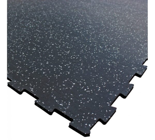 Piso Plancha Gym Epdm Puzzle 8X1000X1000Mm Ne/Bl