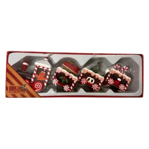Tren De Madera Navidad Dulces
