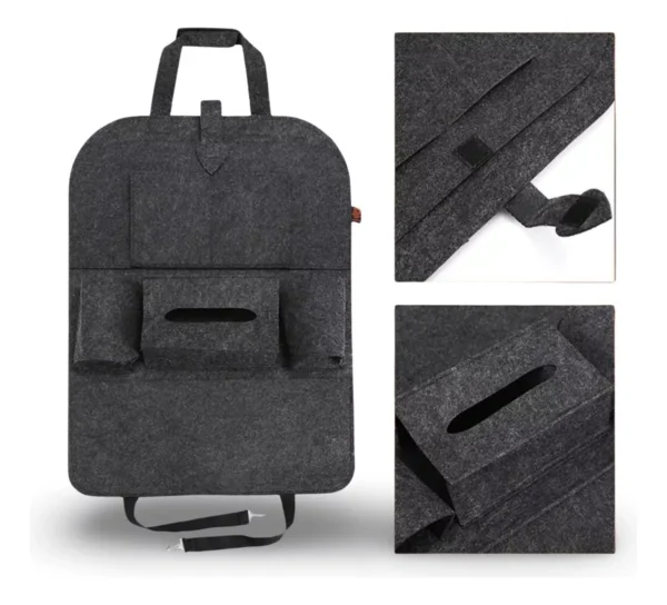 Organizador Mutibolsillo Para Asiento Trasero