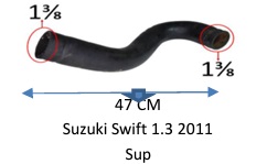 Manguera Superior-Suzuki Swift 1.3 2011 Superior -47 Cm