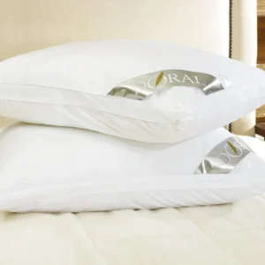 Almohada Deluxe Rellena Microfibra Tela 233 Hilos  100% Alg Percale
