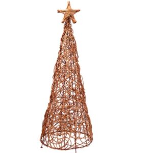 Árbol De Navidad De Mimbre 160 Cm De Alto