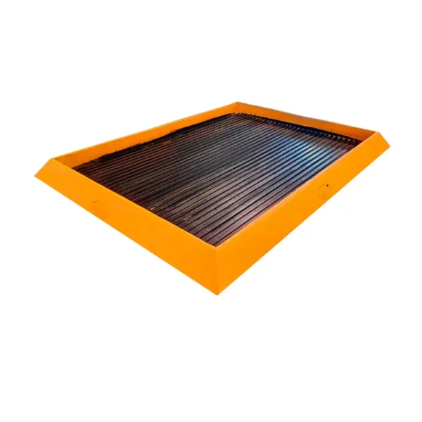 Pediluvio Sanitario 800X600X50Mm Amarillo/Negro