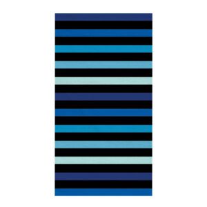Toalla De Playa Estampada  Malibú 400 Grs/M2 - 71 X 147 Cms Li/ Azu