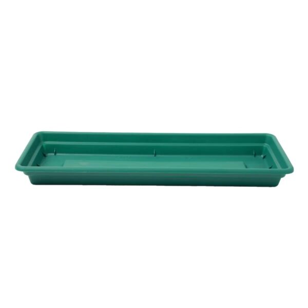 Plato De Maceta Rectangular Dura Kotta 59Cm / Verde - Imagen 2