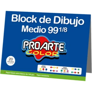 BLOCK PROARTE MEDIO N° 99  1/8 20H.140G 37,7x27cm