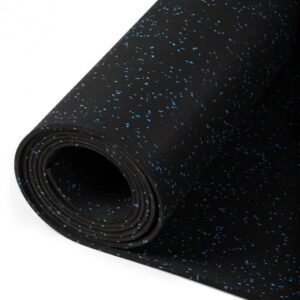 Piso Gimnasio Azul 1x10 Mts 8mm - Rollo 10 Mts