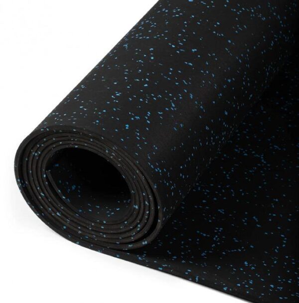 Piso Gimnasio Azul 1x10 Mts 8mm - Rollo 10 Mts
