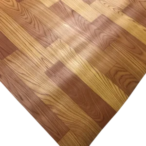 Piso Linoleo 1,2 Mm X 2,0 Mts Alerce Oscuro - Rollo 20 Mts