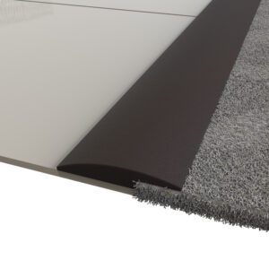 Perfil Cubrejunta Terminal Pvc 40Mm Cafe (R50Mt) Producto a Pedido